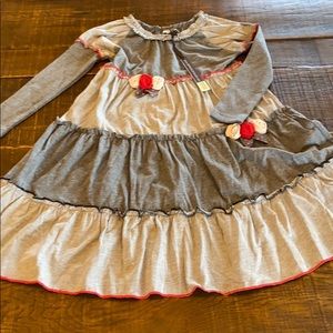 Sophie catalou size 6 grey dress.